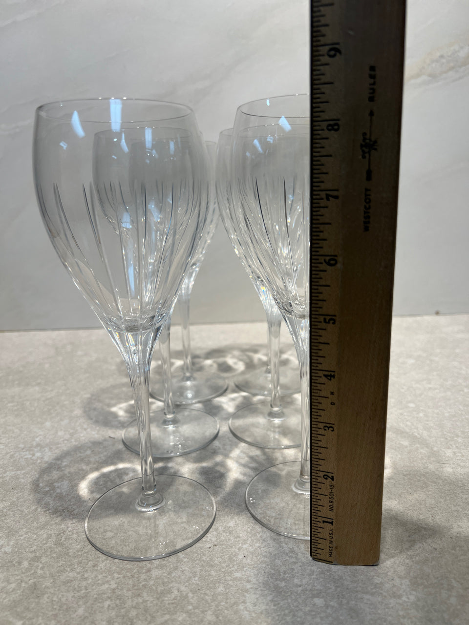 Set of 6 Christofle Wine Glasses