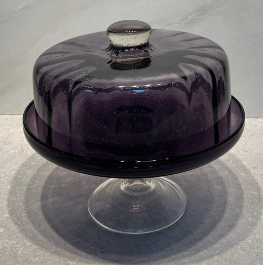 Purple Cake Plate