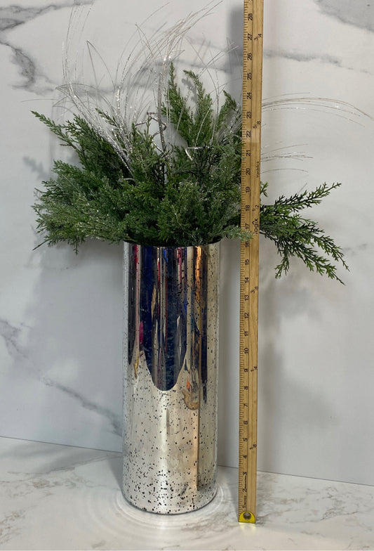 Vase with Artificial Decor