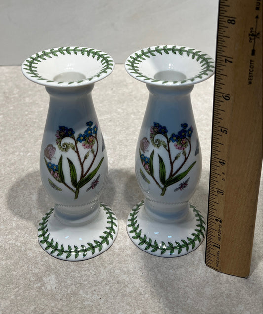 Set of 2 Portmeirion Candleholders