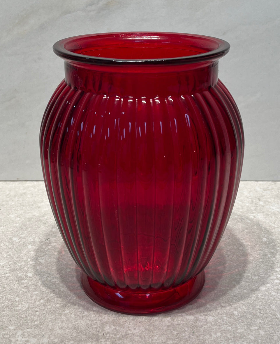 Red Vase