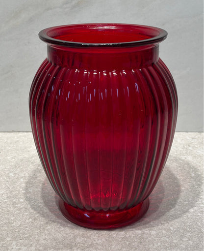 Red Vase