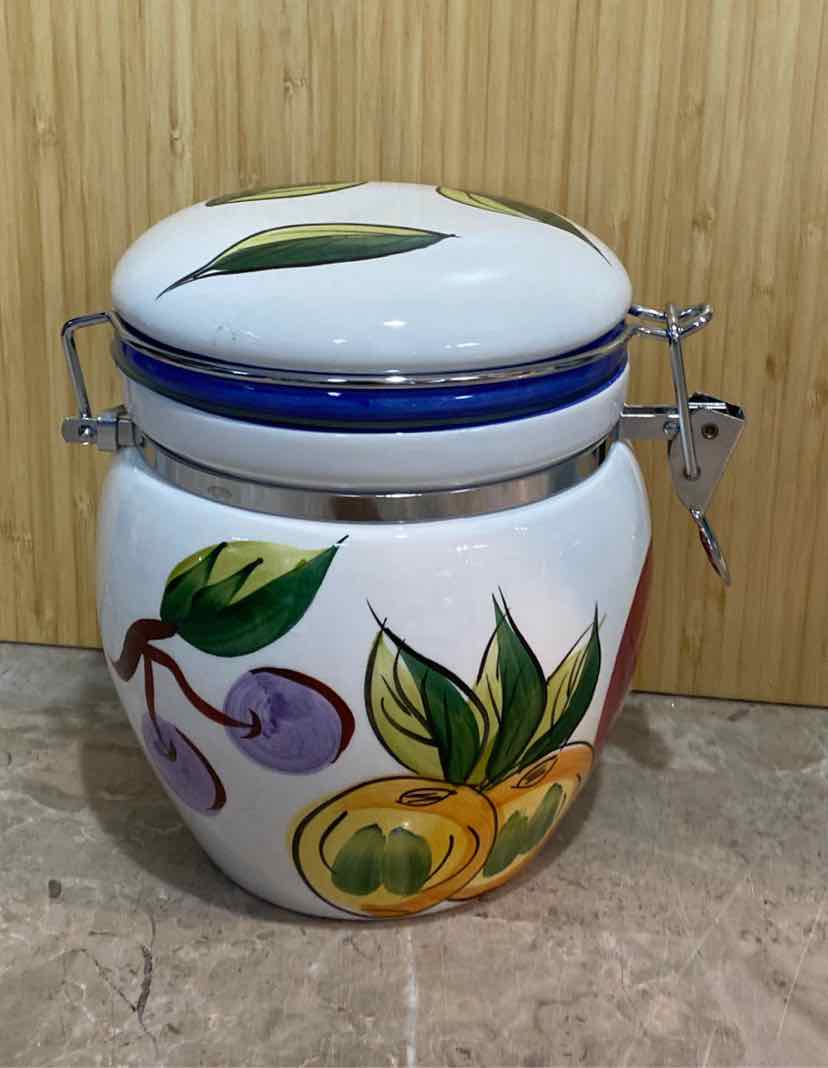 Covered Canister Jar