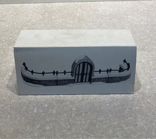Dept. 56 Churchyard Gate And Fence