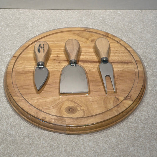Wooden Board With Utensils