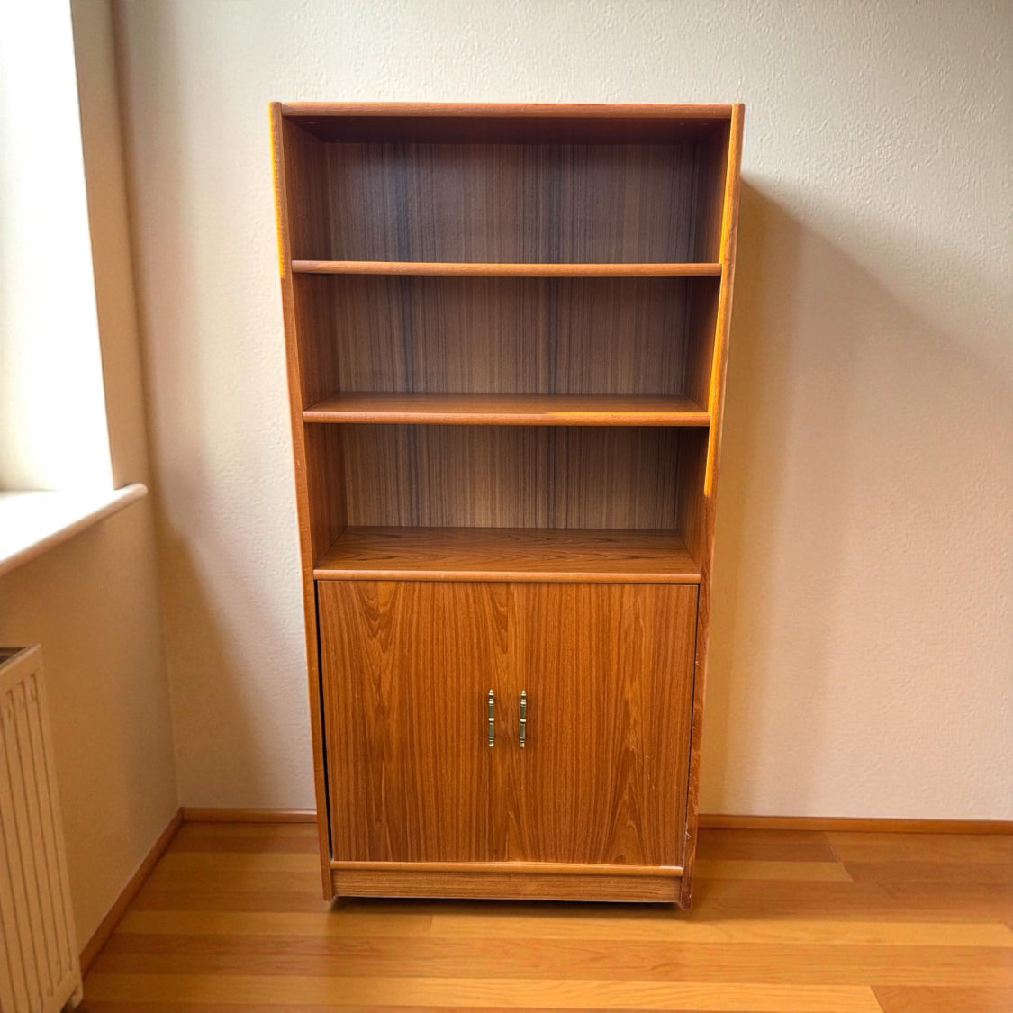 Teak Bookcase Cabinet