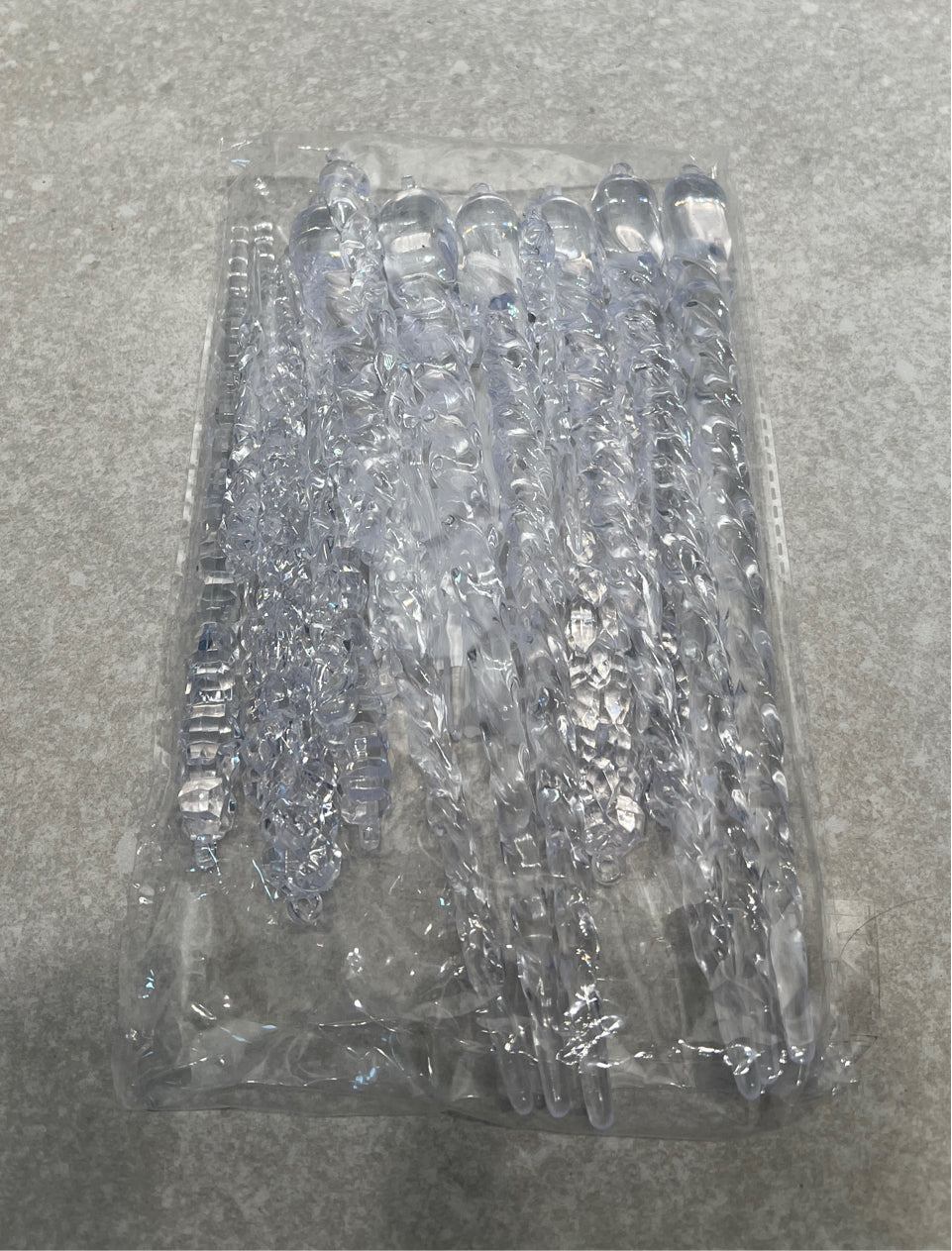 Lot of Icicle Ornaments
