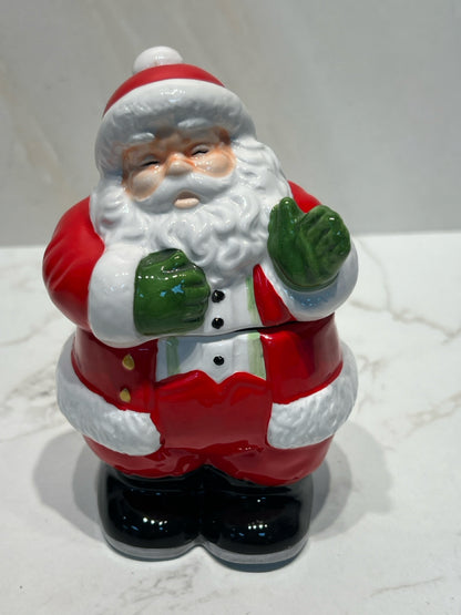 Covered Santa Jar