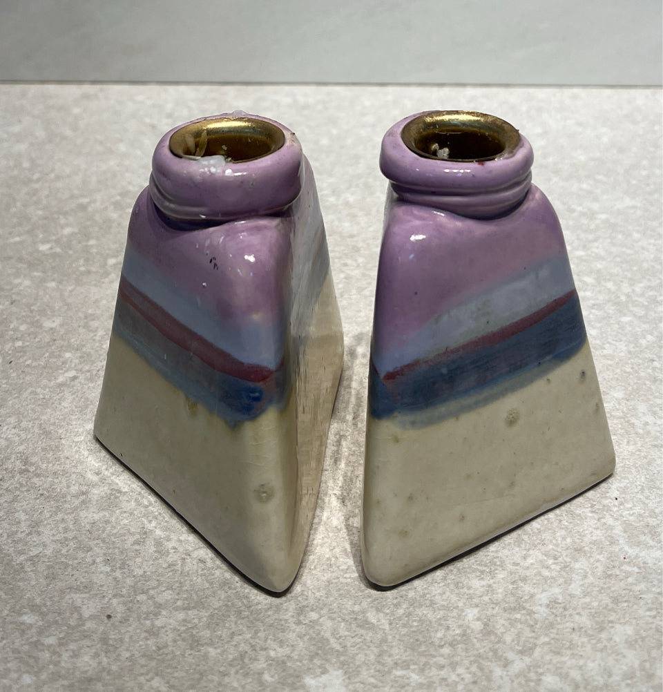 Pat Kelly - Cape Cod - Pair of Candleholders