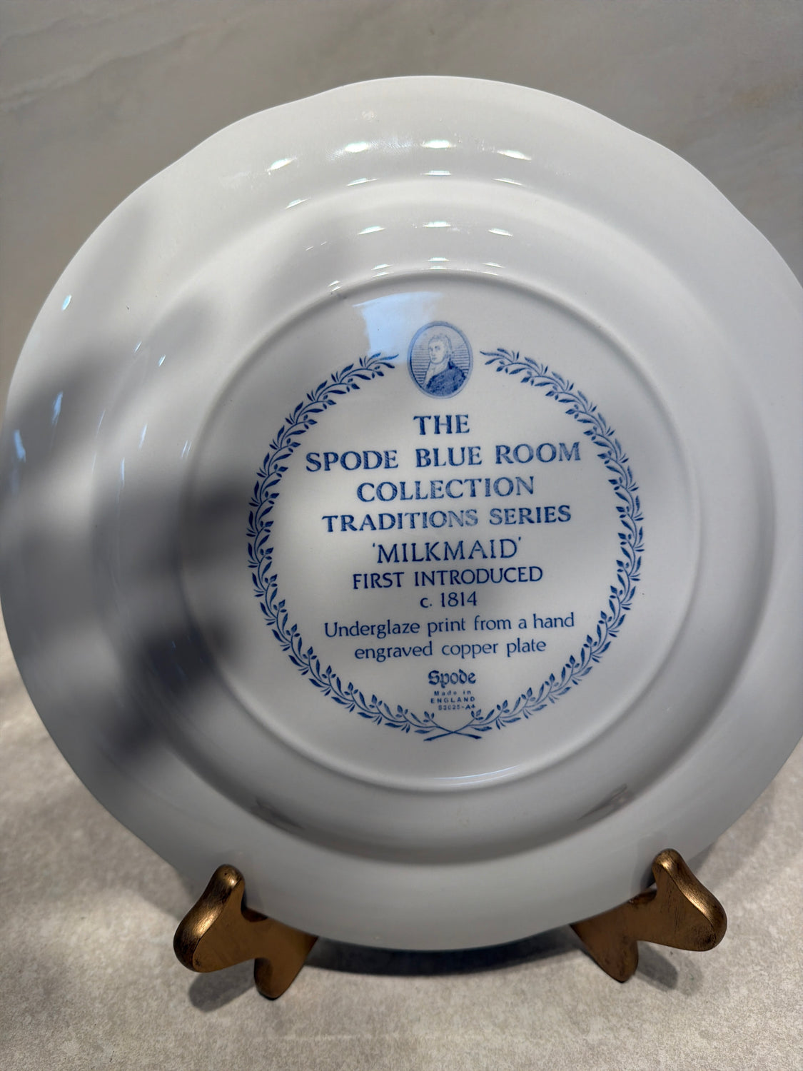 10" Spode Plate