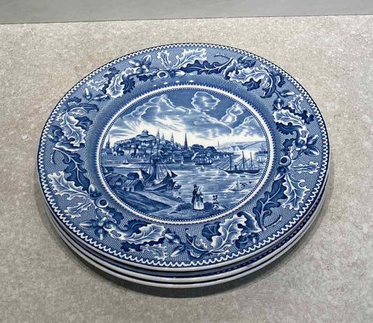 Johnson Bros View of Boston Plate (Set of 4)