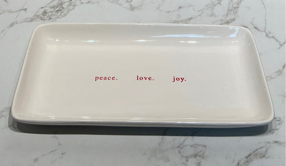 Peace Love Joy Dish