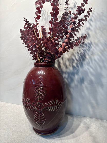 Vase With Artifical Decor