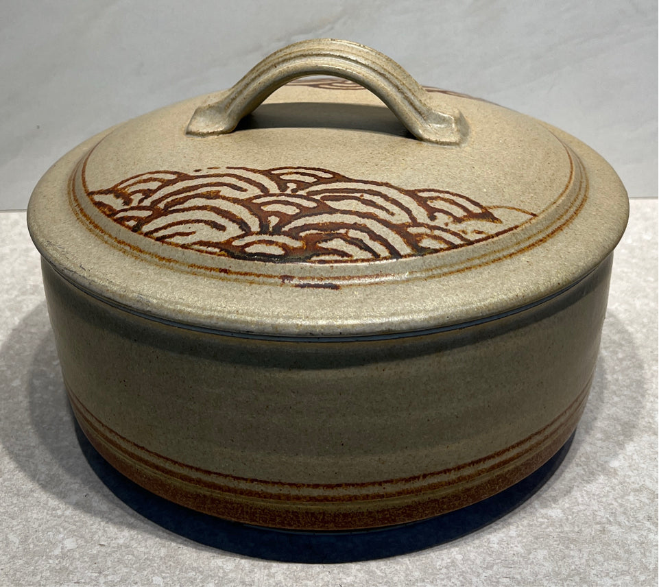 Pottery Covered Bowl