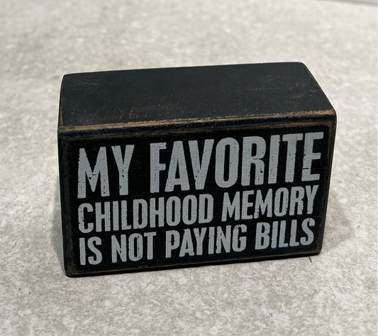 Box Sign
