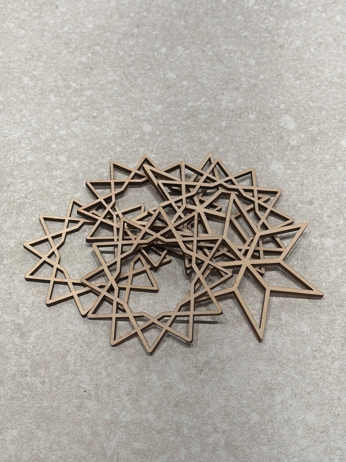 Set Of Star Oraments
