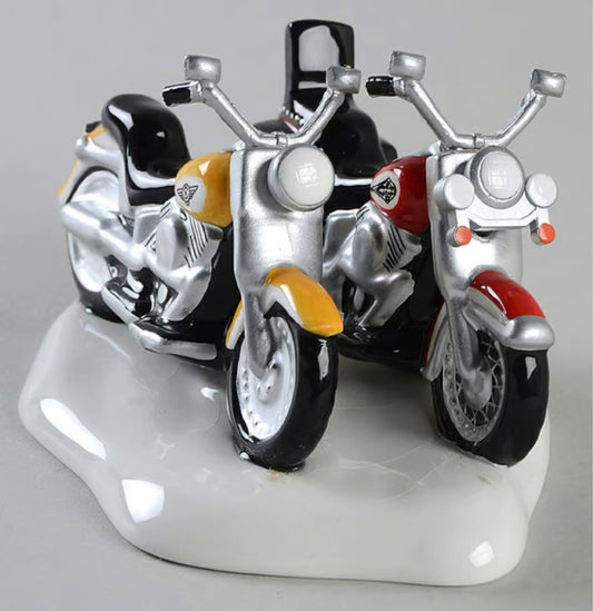 Dept. 56 Harley Davidson  Fat Boy & Softail