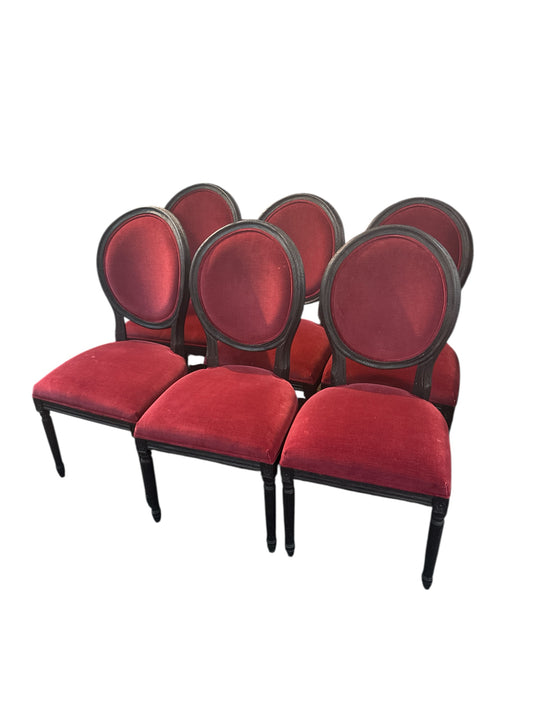 Set of 6 Restoration Hardware Chairs