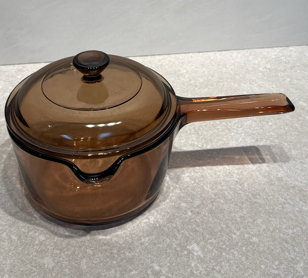 Covered Vision Ware Sauce Pot