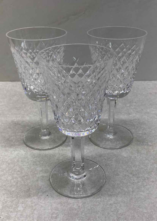 Set of 3 Waterford Glasses