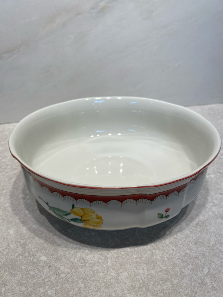 Villeroy And Boch Jardin D'Alsace Serving Bowl