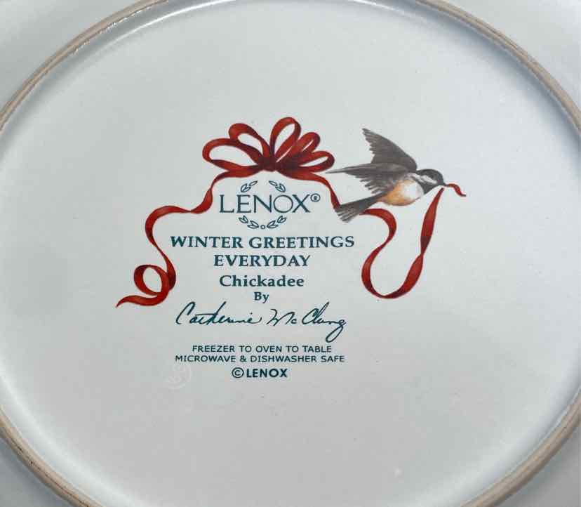 Set of 4 Lenox Salad Plates