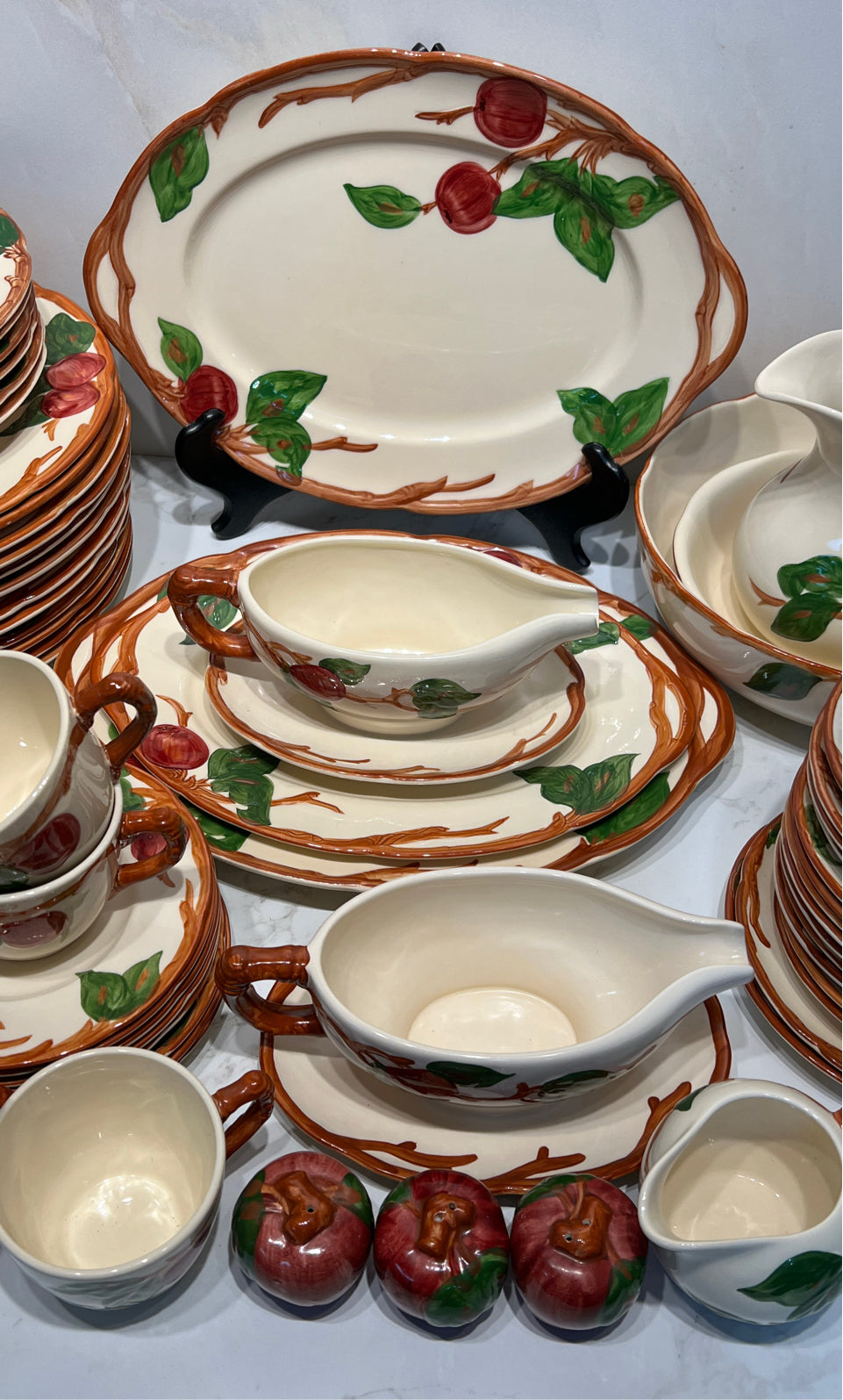 Lot of Franciscan Apple Dinnerware