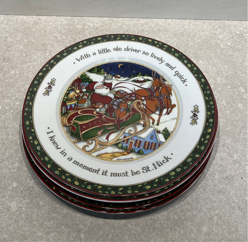 Set of 4 Plates Portmeirion