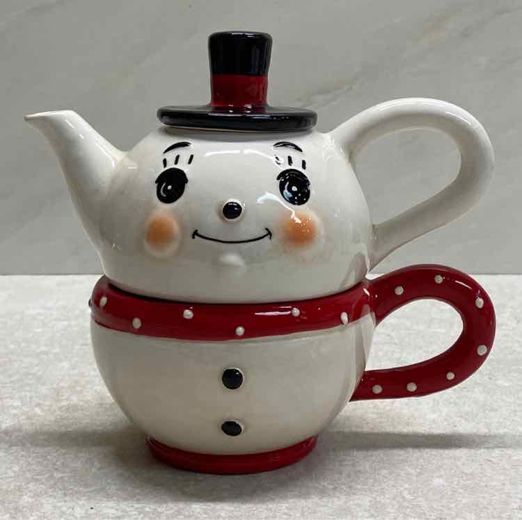 Snowman Teapot