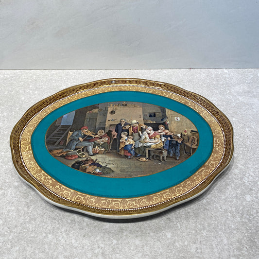 Prattware Thr Blind Fidler Platter