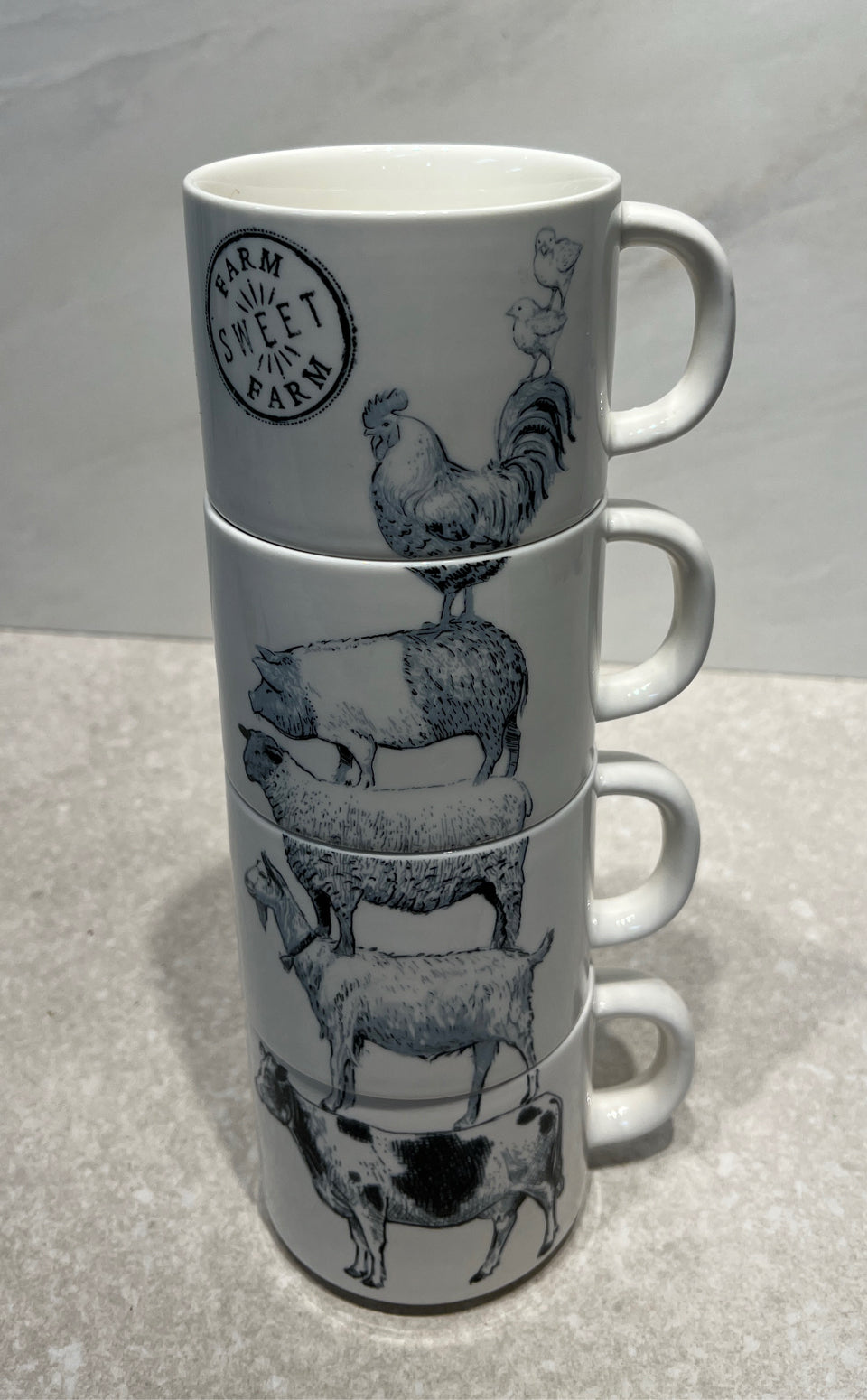 Set of 4 Mugs