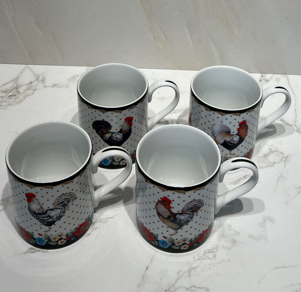 4 Vera Bradley Mugs