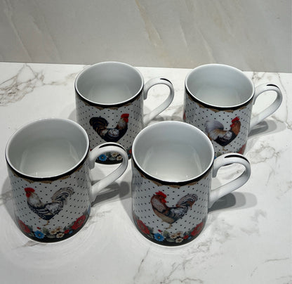4 Vera Bradley Mugs