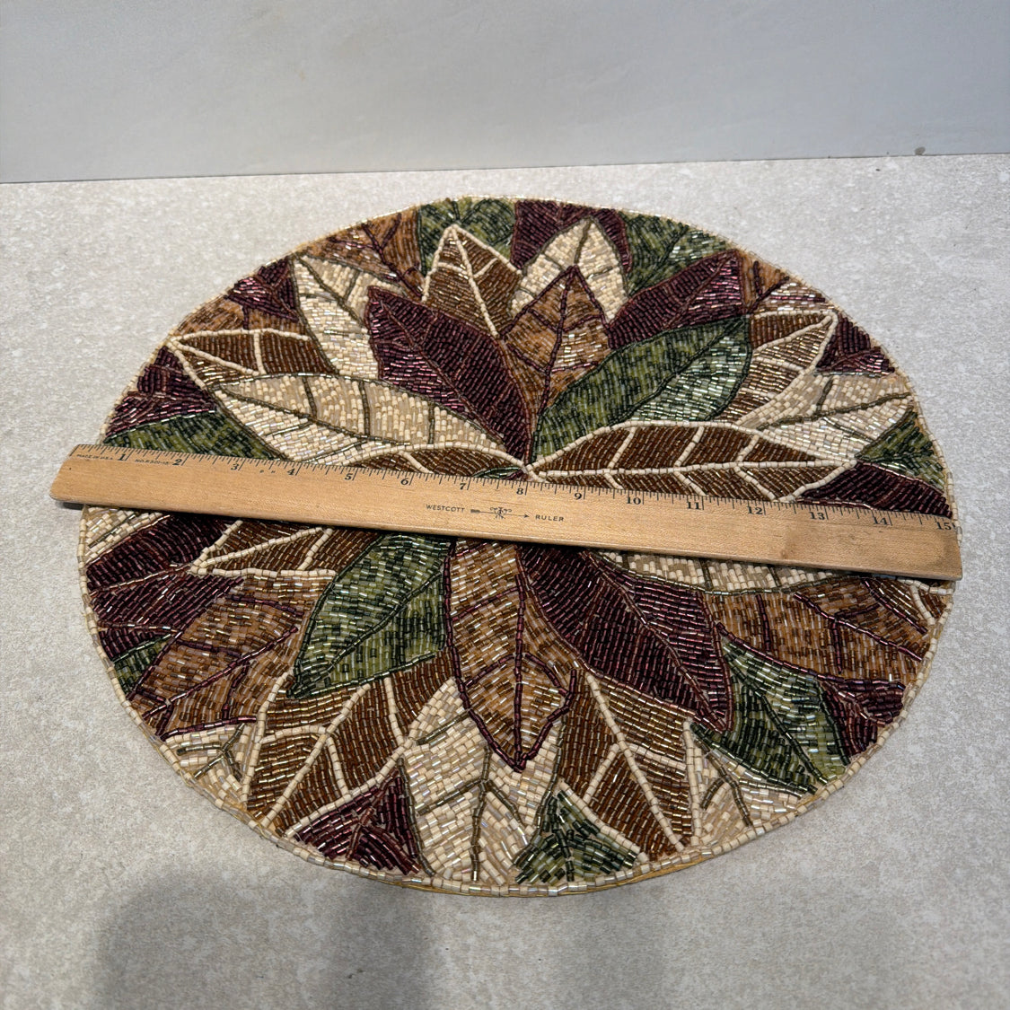 Beaded Placemat