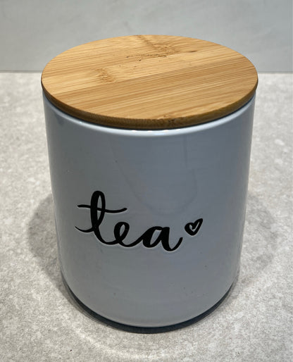 Covered Tea Jar