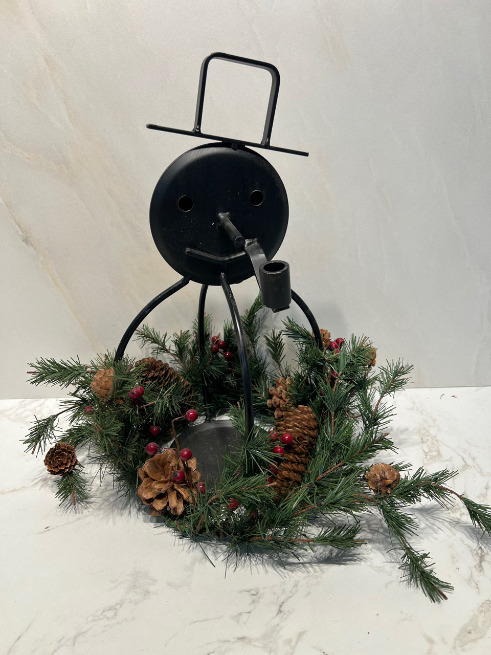 Snowman Candleholder