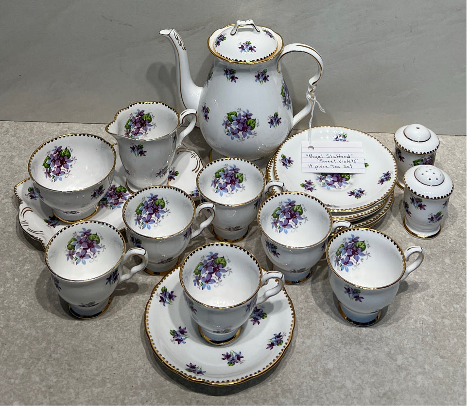 Sweet Violets Tea Set