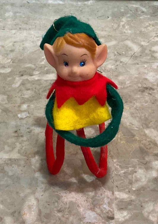 Vintage Elf Ornament