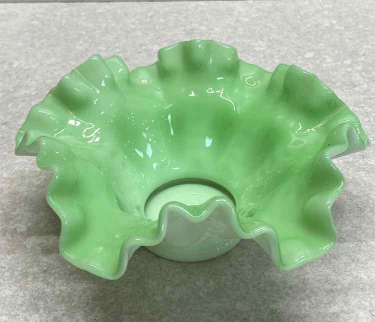 Fenton Beaded Melon Bowl