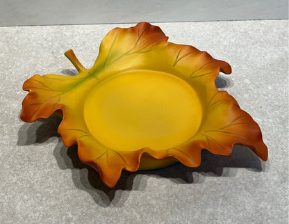 Partlite Leaf Candle Holder