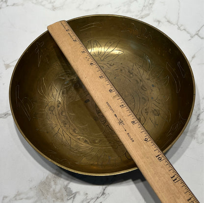 Chinese Brass Bowl