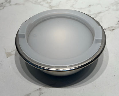 Covered Stainless Bowl