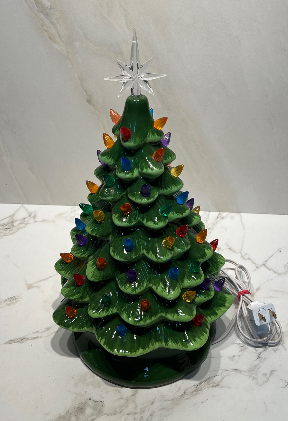 Lighted Ceramic Tree