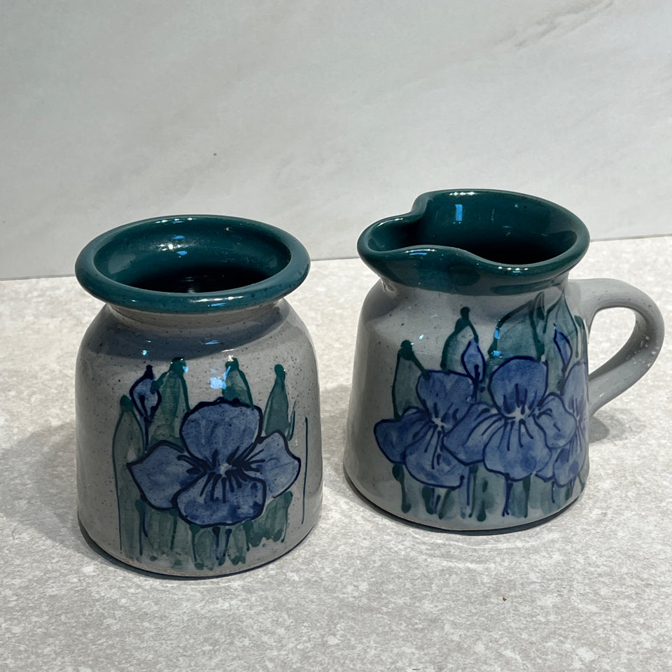 Great Bay Pottery Sugar And Creamer