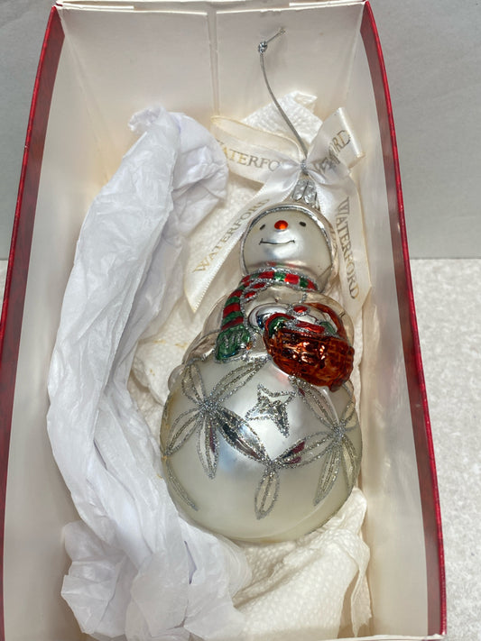 Waterford Snowman Ornament