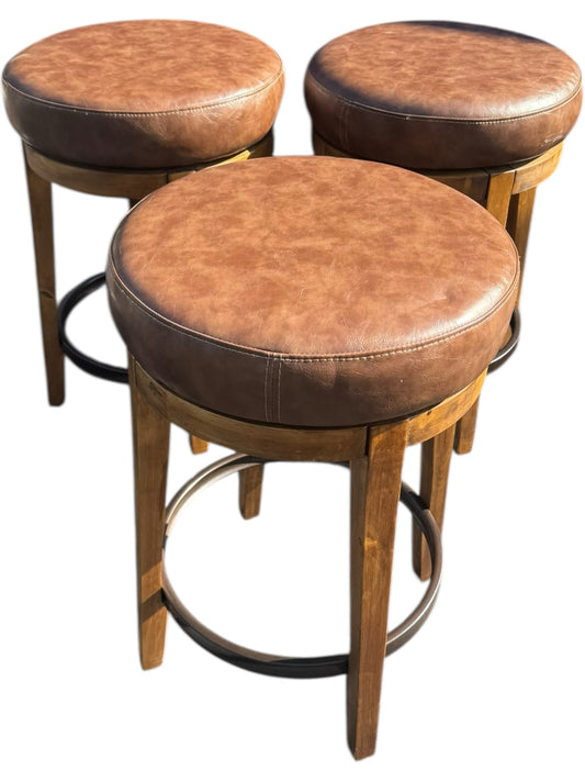 Set of 3 Swivel Stools