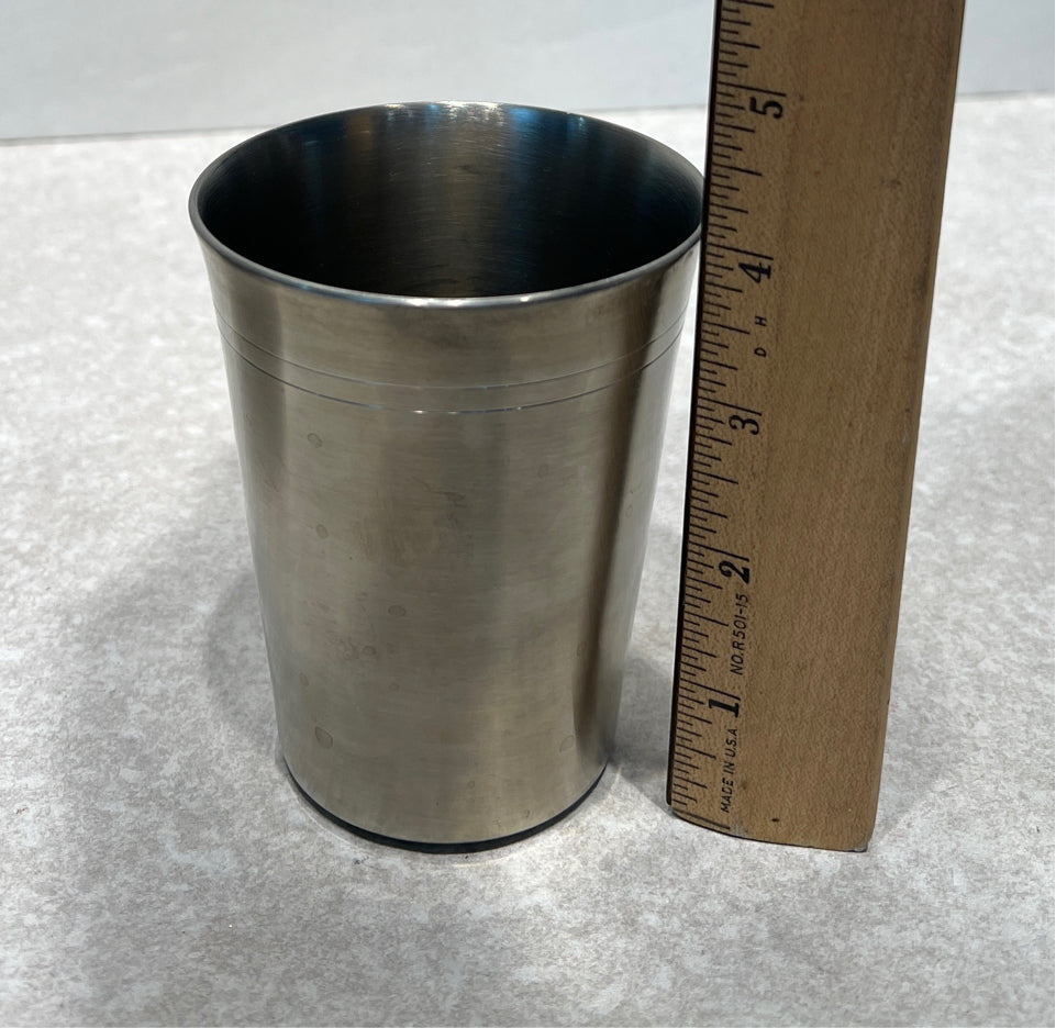 Set of 6 Pewter Cups