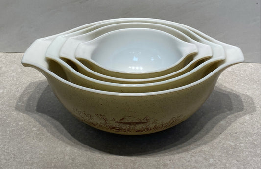 Pyrex "Forest Fancies" - Set of 4 Bowls