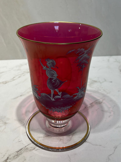 Mary Gregory Style Vase