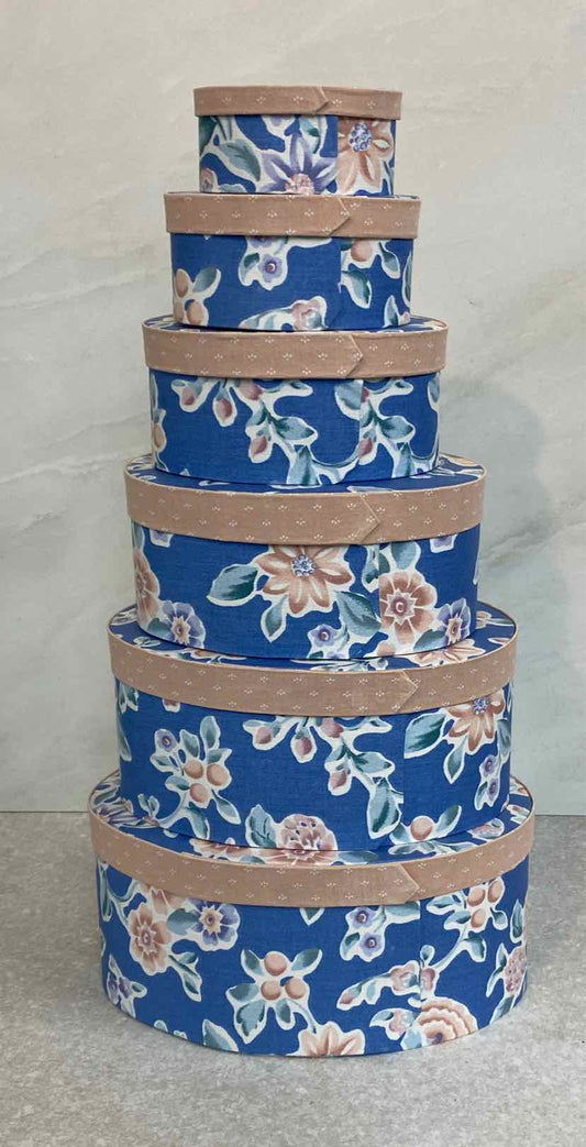 Set of 6 Canterbury Boxes